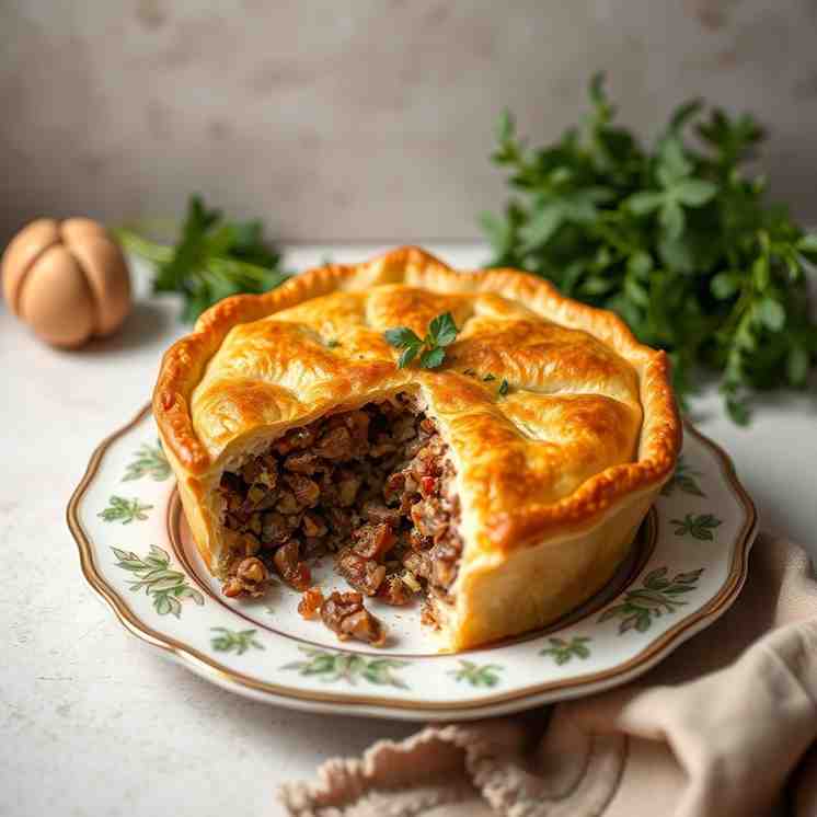 Lakror Meat Pie Recipe - Bake Albanian Flavor Today